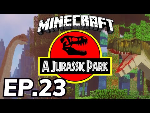 Jurassic Park: Minecraft Modded Survival Ep.23 - Cloning Dinosaurs!!! (Minecraft Dinosaurs)