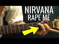 Guitar Lesson - NIRVANA - Rape Me - With ...