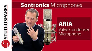 Video thumbnail for Sontronics ARIA Cardioid Valve Condenser Microphone by Studiospares TV