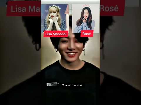 Taerosé Liskook💜#taerose #liskook #taerosekook #lisa #jungkook #rosé #taehyung #vrose #rosekook #bts