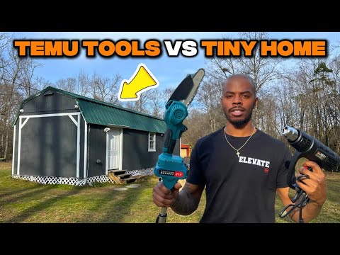 Getting Things Done Around My Tiny Home Using Only Temu Tools!