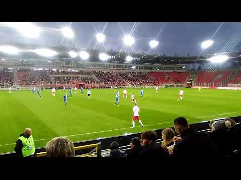 Gol Dawida Kownackiego w meczu z Finlandią U21