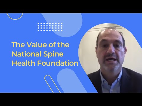 The Value of The Spine Health Foundation
