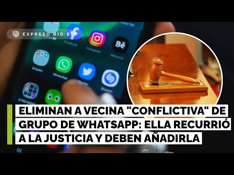 Eliminan a vecina "conflictiva" de grupo de WhatsApp: ella recurrió a la Justicia y deben añadirla