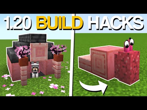 Minecraft: 1.20 Update Build Hacks & Ideas!