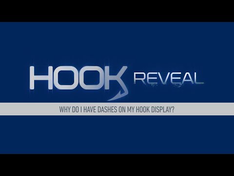 Why do I have dashes on my HOOK display | Lowrance