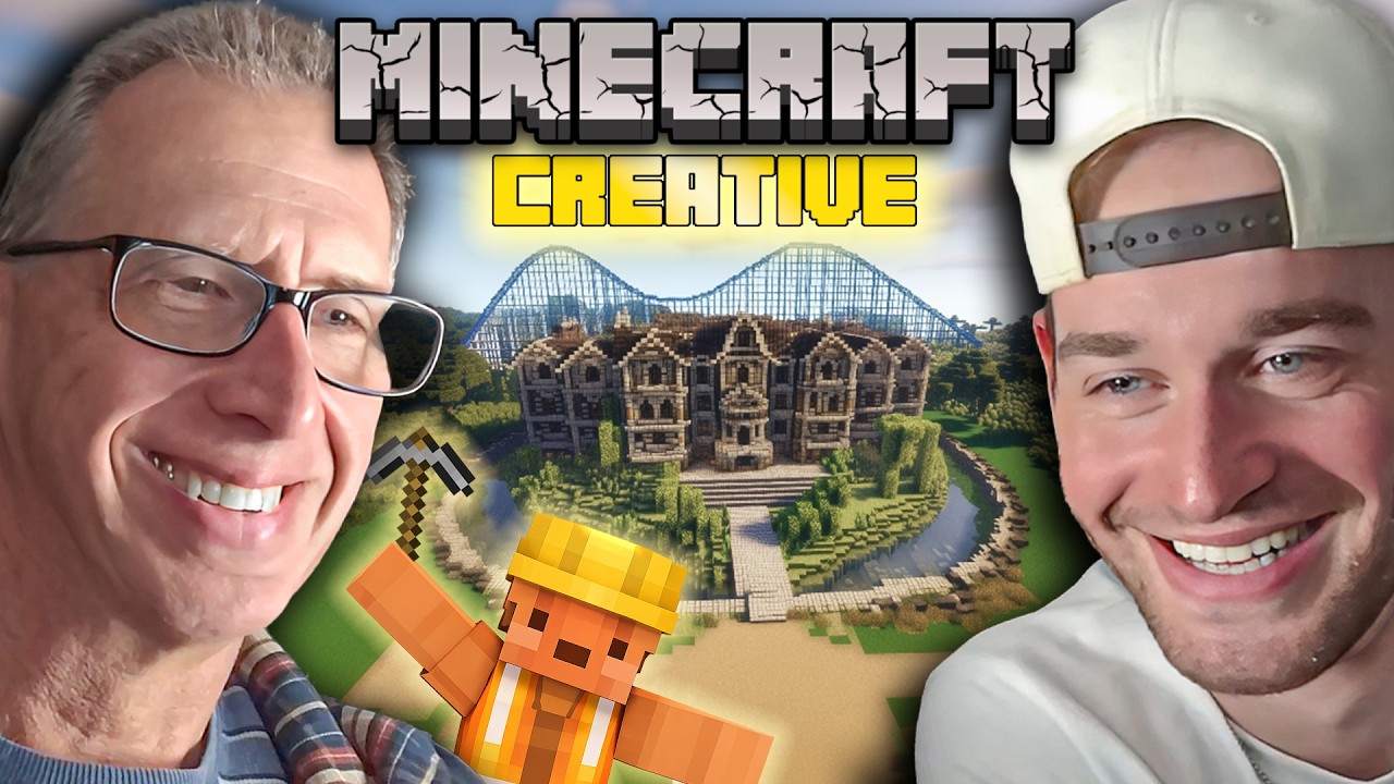 My Dad’s INSANE Minecraft World!