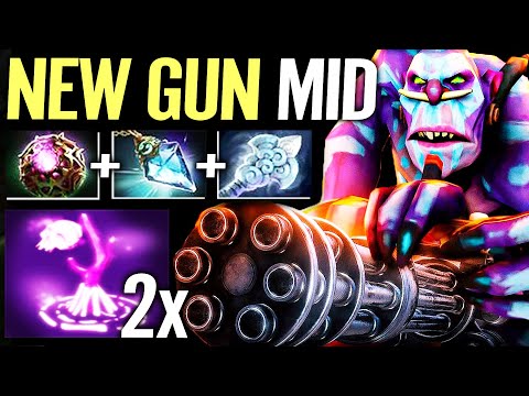 🔥 -36% CD Witch Doctor Machine Gun MID — Octarine + Prism Shard 2x Death Ward 11SEC Dota 2 Pro