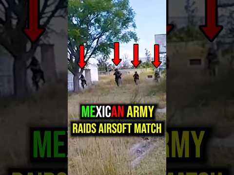 Soldiers Mistake Airsoft Players For Cartel Members #shorts #cartel #raid #elmencho