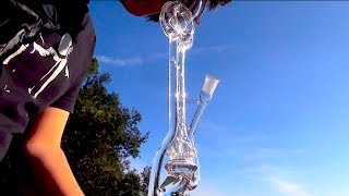 Glass Review: Contrabasso Recycler by The Cannabis Connoisseur Connection 420