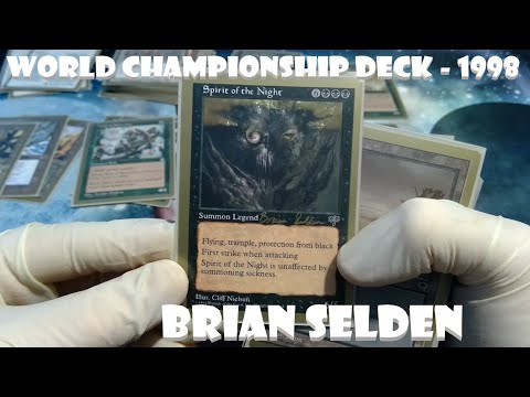Magic Vintage Schätze 119: WORLD CHAMPIONSHIP DECK (1998) BRIAN SELDEN Magic the Gathering MtG