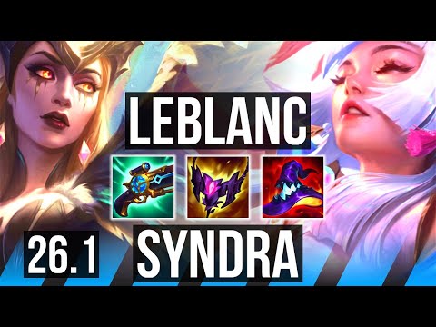 LEBLANC vs SYNDRA (MID) | 44K damage | EUW Master | 26.1