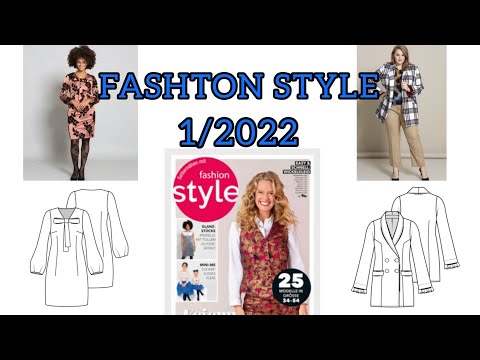 Burda extra, knip mode, Fashion style 1/2022