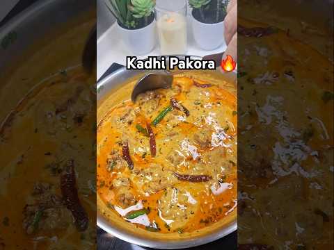 Kadhi Pakora Recipe | Pakistani Kari Pakory 🔥 #shorts #kadhipakora #youtubeshorts  #trendingshorts
