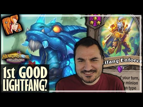 MY FIRST GOOD LIGHTFANG BUILD IN 2022?? - Hearthstone Battlegrounds