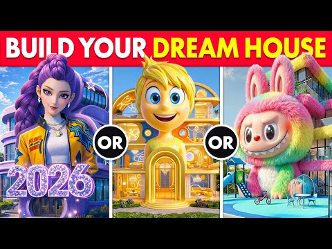 Would You Rather...? Build Your Premium Dream House 🏡🌈💖 Zootopia 2, Inside Out 2, Kpop Demon Hunters