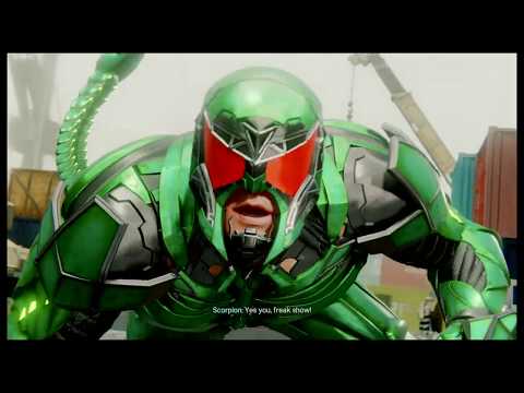 Spider-man playthrough pt11. Rhino and Scorpion fight. PS4 walkthrough. Let's play