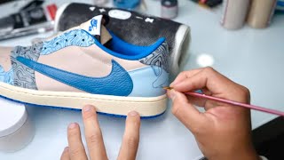 Customizing Travis Scott Shoes…