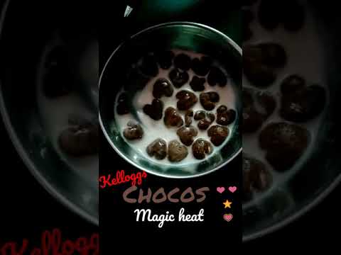 Kelloggs chocos magic heart 💖//new chocos heart and star shaped ❤️⭐💟🌟//chocos breakfast food 😍🤤😋😋