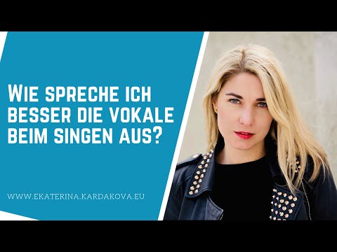 Wie spreche ich besser die Vokale beim Singen aus?