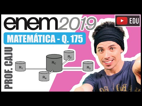 [ENEM 2019] 175 📘 GEOMETRIA ESPACIAL Uma construtora pretende conectar um reservatório central (Rc)