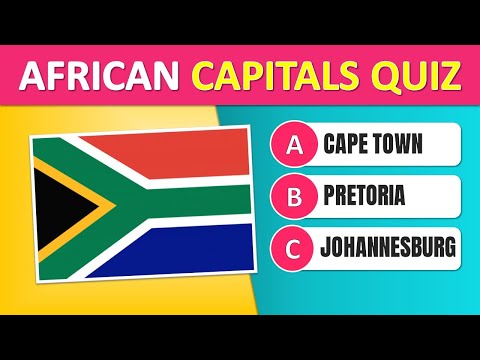 Guess The Capital City Of The Country AFRICA (Easy, Medium, Hard) |  Capital City Quiz