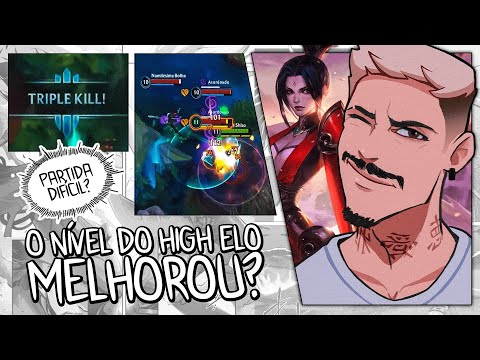 O NÍVEL DO HIGH ELO MELHOROU? WILD RIFT  HIGH ELO