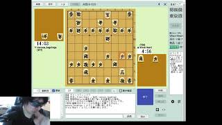 【将棋俱楽部24】角交換三間飛車になってしまった。。仕方がないよね。。
