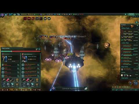 Stellaris - My salvaged Fleet...incl. a Dreadnought...destroyed! -.-