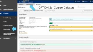 Adding Courses to Plan using course catalog