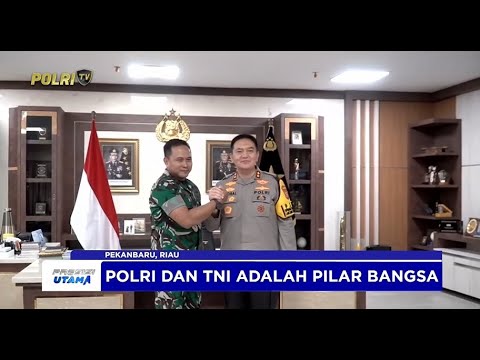 KAPOLDA RIAU TERIMA KUNJUNGAN PANGLIMA KODAM 1 BUKIT BARISAN