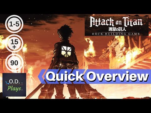 Attack on Titan Deck Building Game