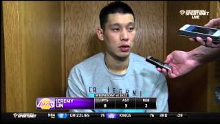 Jeremy Lin - Lakers vs. Jazz 2/25/25 Post Game Interview