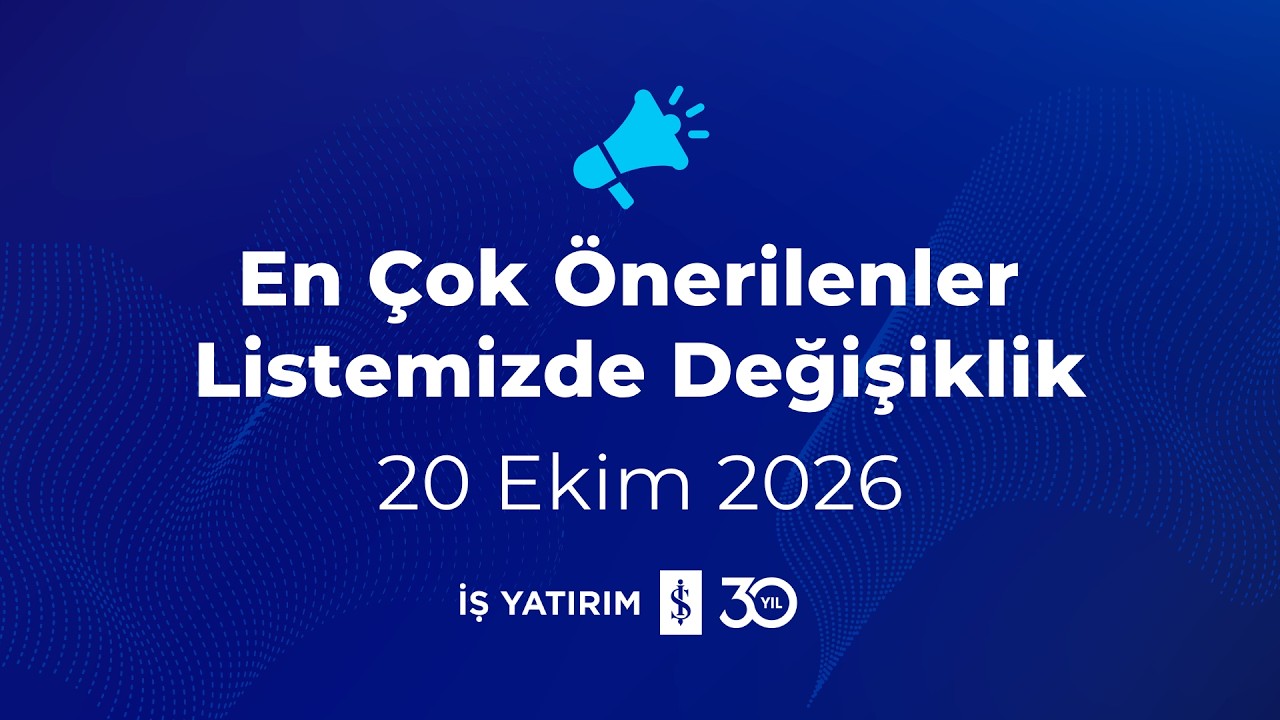 MODEL PORTFÖYÜMÜZDE DEĞİŞİKLİK - 20.10.2026