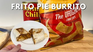 Frito Chili Cheese Wrap AKA Frito Pie Burrito