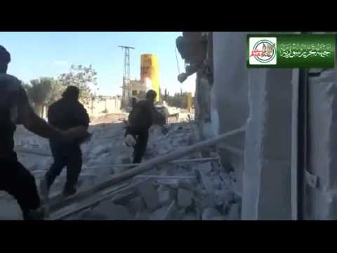 اقتحام صقور الشام لحاجز معمل الزيت في سراقب