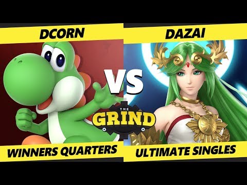 Smash Ultimate Tournament - DCorn (Yoshi) Vs. Dazai (Palutena) The Grind 104 SSBU Winners Quarters