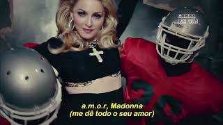 Madonna Feat. M.I.A &amp; Nicki Minaj - Give Me All Your Lovin' - Legendado em Português.