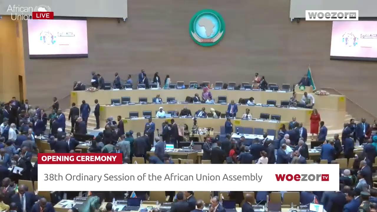 STREAMED LIVE:  African Union: Opening Ceremony of the 38th Ordinary Session of the Assembly