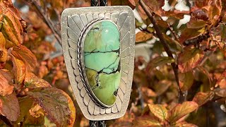 I have waited to use this Stone! | Let's Make a Bolo Tie | Silversmithing