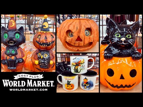 COST PLUS WORLD MARKET VINTAGE HALLOWEEN DECOR | VLOGTOBER 2019