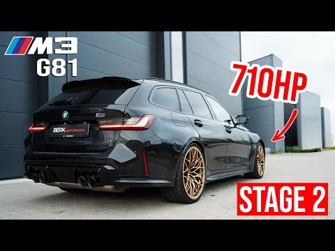 709HP & 892NM BMW M3 G81 LCI Stage 2 Tuning | Before & After Dyno Numbers
