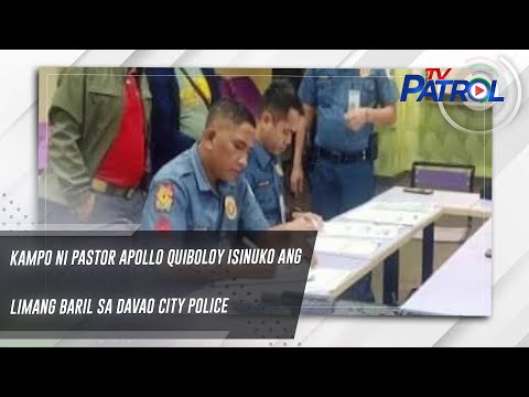 Kampo ni Pastor Apollo Quiboloy isinuko ang limang baril sa Davao City Police TV Patrol