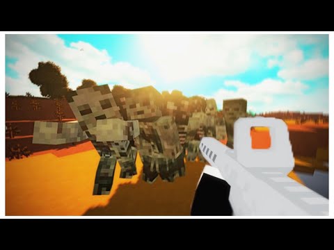 Insane Zombie Horde Battle in Minecraft!!