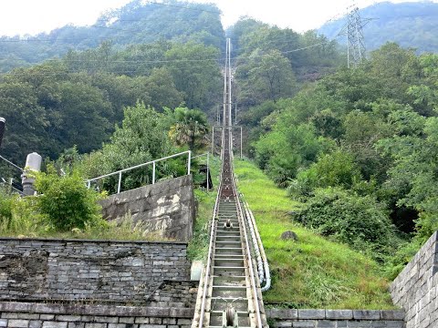 Standseilbahn Brissago Verbano - Bergfahrt 2021 - Funiculaire