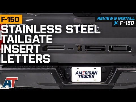 2018-2019 F150 Stainless Steel Tailgate Insert Letters Review & Install