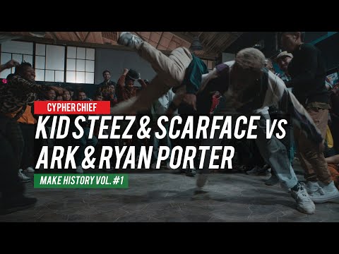 Kid Steez & Scarface VS Ark & Ryan Porter (Cypher Chief) // .stance // Make History Vol. #1