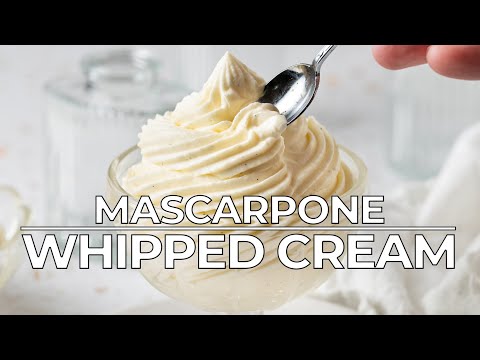 Stabilised Mascarpone Whipped Cream