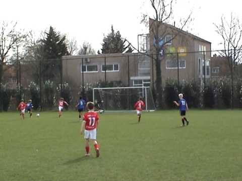 Oefenwedstrijd  1e part PVCV JO11-1 - DOVO JO11-1