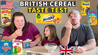 Americans Try Weetabix and Other British Cereals for the First Time!